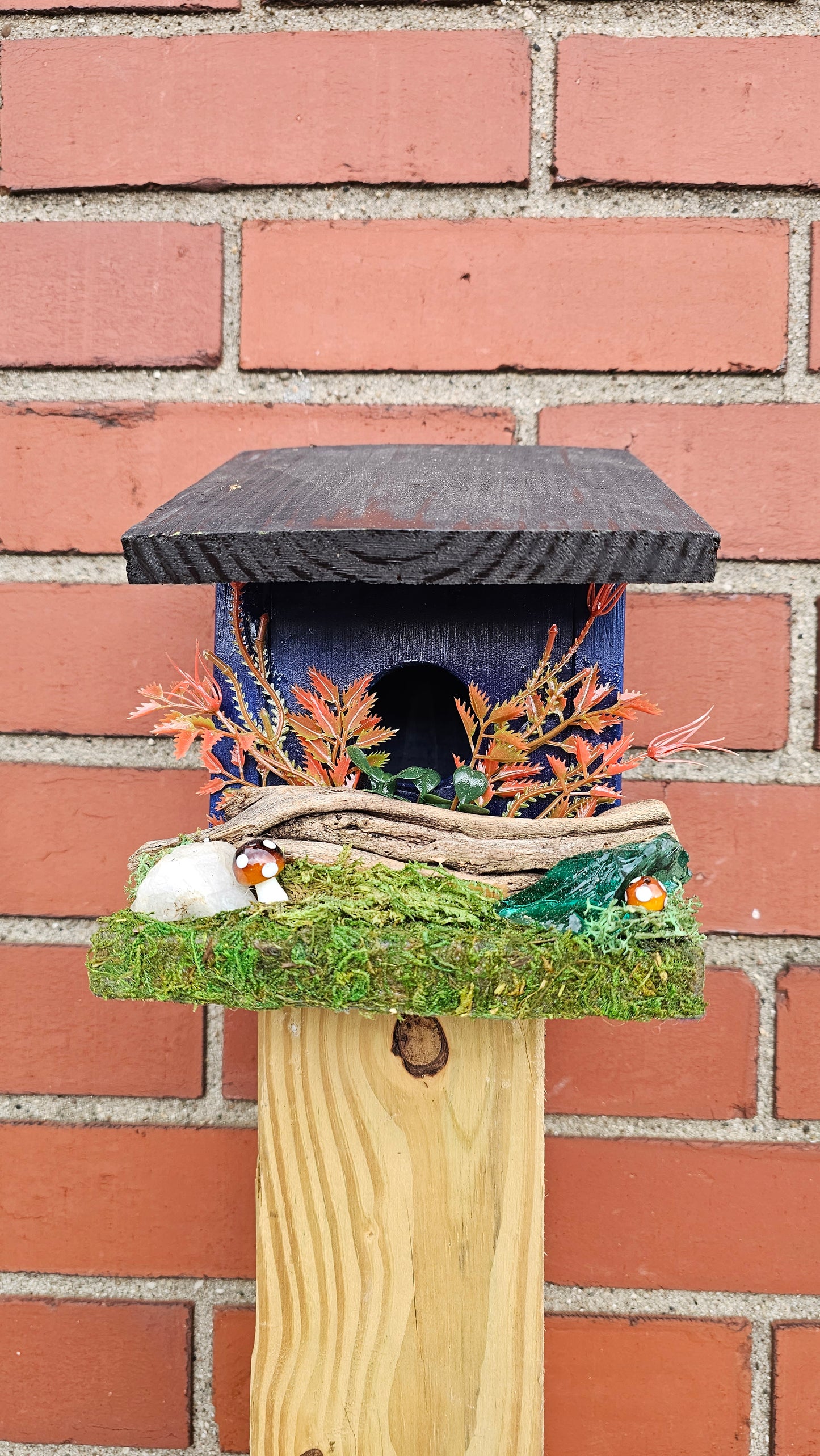 Hummingbird Home Driftwood and Glass