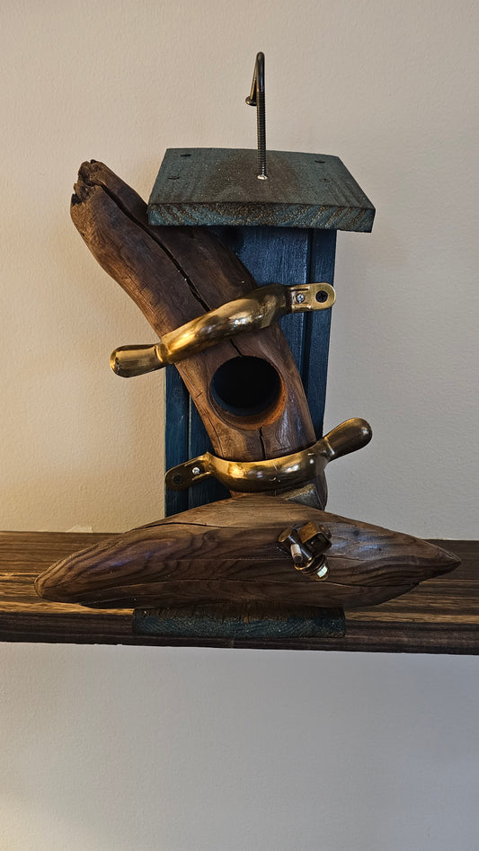 Rustic Handmade Birdhouse #208