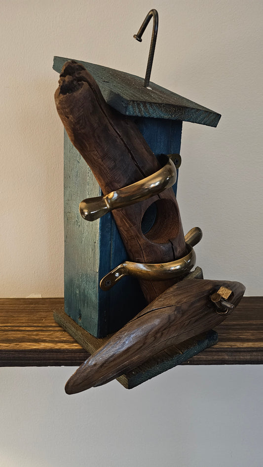 Rustic Handmade Birdhouse #208