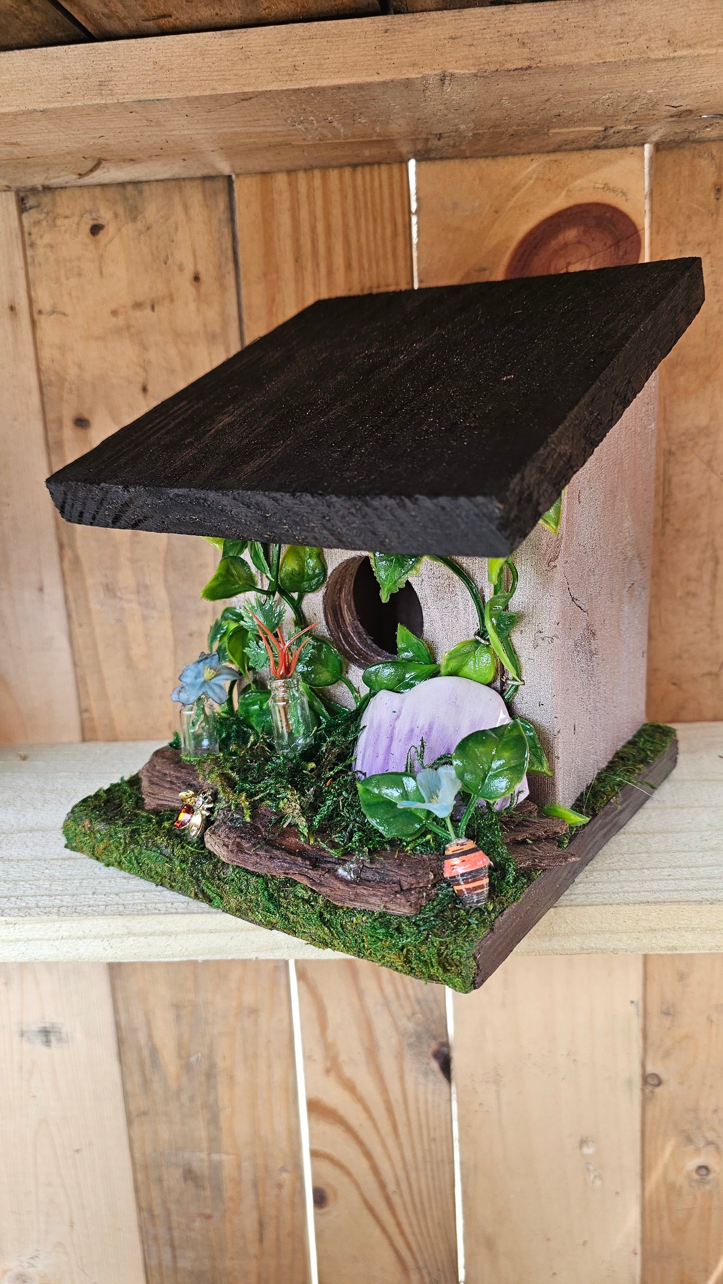 Hummingbird Home Purple Petal