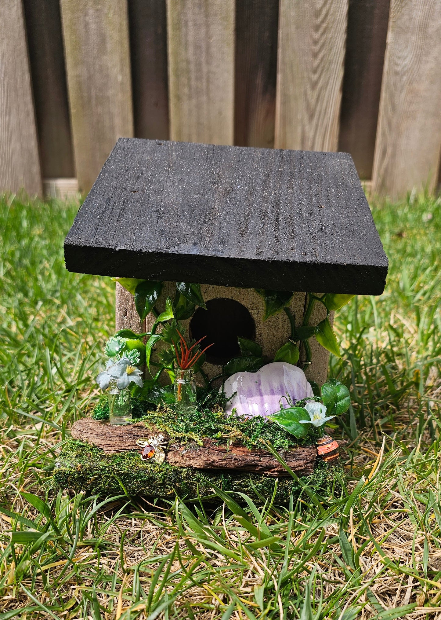 Hummingbird Home Purple Petal